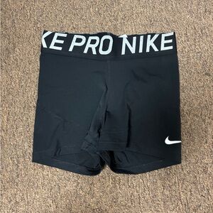 Black Nike Pros - Size Small - 3 Inch Inseam